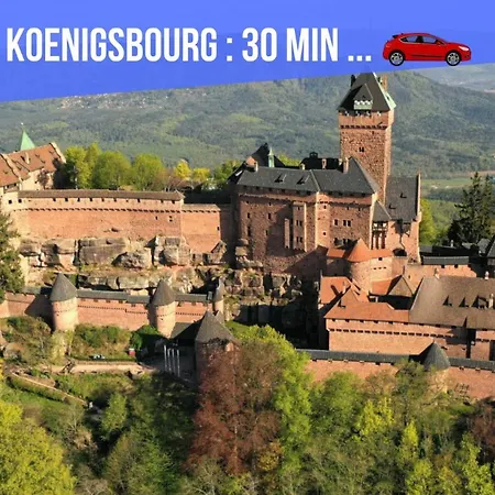 شقة Le Red St Leon : Lit Queen Size * Wifi * Ideal Couple كولمار